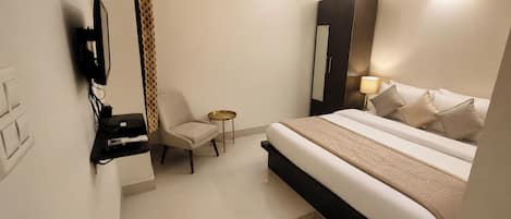 Family Double or Twin Room, 2 Bedrooms, City View | Premium bedding, memory foam beds, individually furnished, desk
