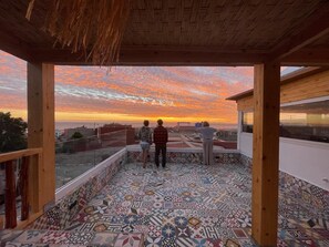 Rooftop terrace - Harmony surf lodge (Imi Ouaddar)