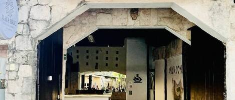 Overnatningsstedets facade