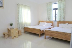 Double Room, 2 Queen Beds, Pets Allowed | Desk, blackout drapes, soundproofing - An Binh Hotel Phu Quy Island (Phu Quy)