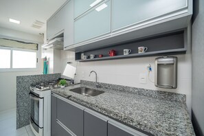 Appartement Deluxe, 3 chambres, climatisation | Cuisine privée