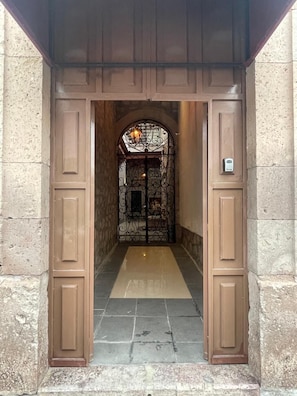 Overnatningsstedets facade