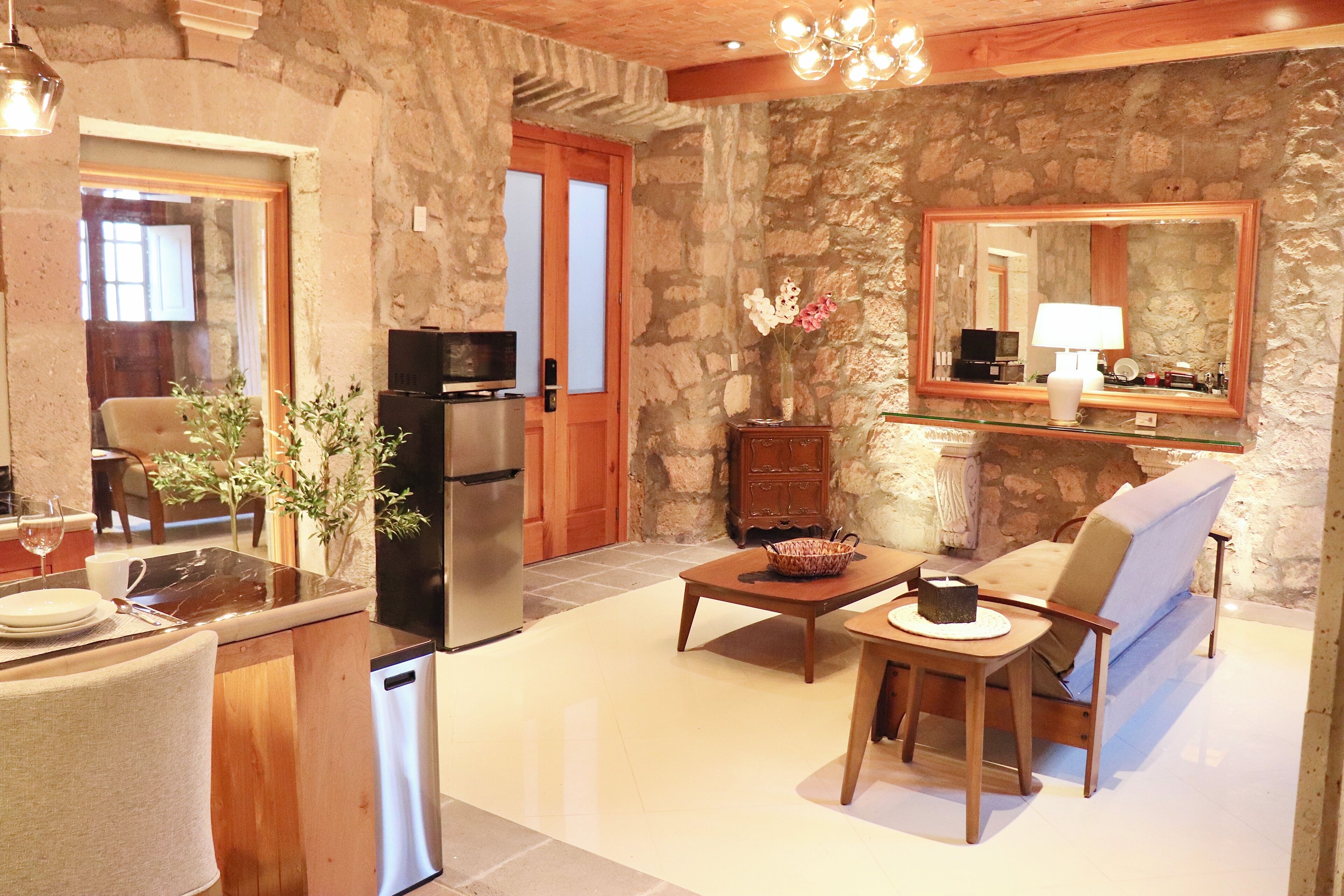 Luxury Suite, 1 Bedroom, Non Smoking, Kitchen | Living area | 32-inch LED TV with digital channels, Netflix, streaming services