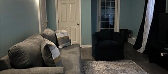 Cozy basement apartment with private bathroom, kitchen and entrance.