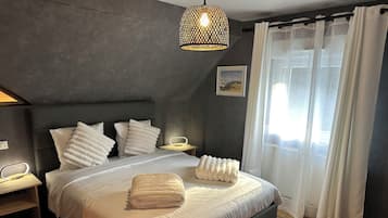 3 habitaciones, wifi y ropa de cama