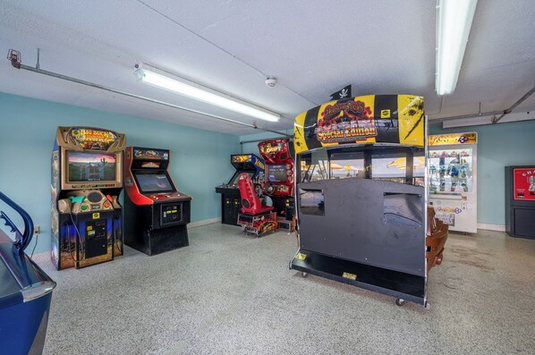 Game Room located on the 22nd Floor.