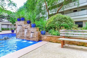 Indoor pool, a heated pool