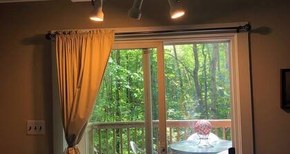 Cozy 2-bedroom cabin in charming Becket with WiFi, AC