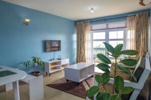 Living area - Green1 _ 3bed app (Kampala)