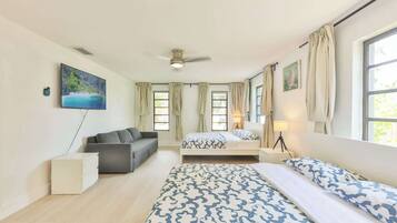 3 soverom, strykejern/-brett, reiseseng for barn og wi-fi (inkludert)