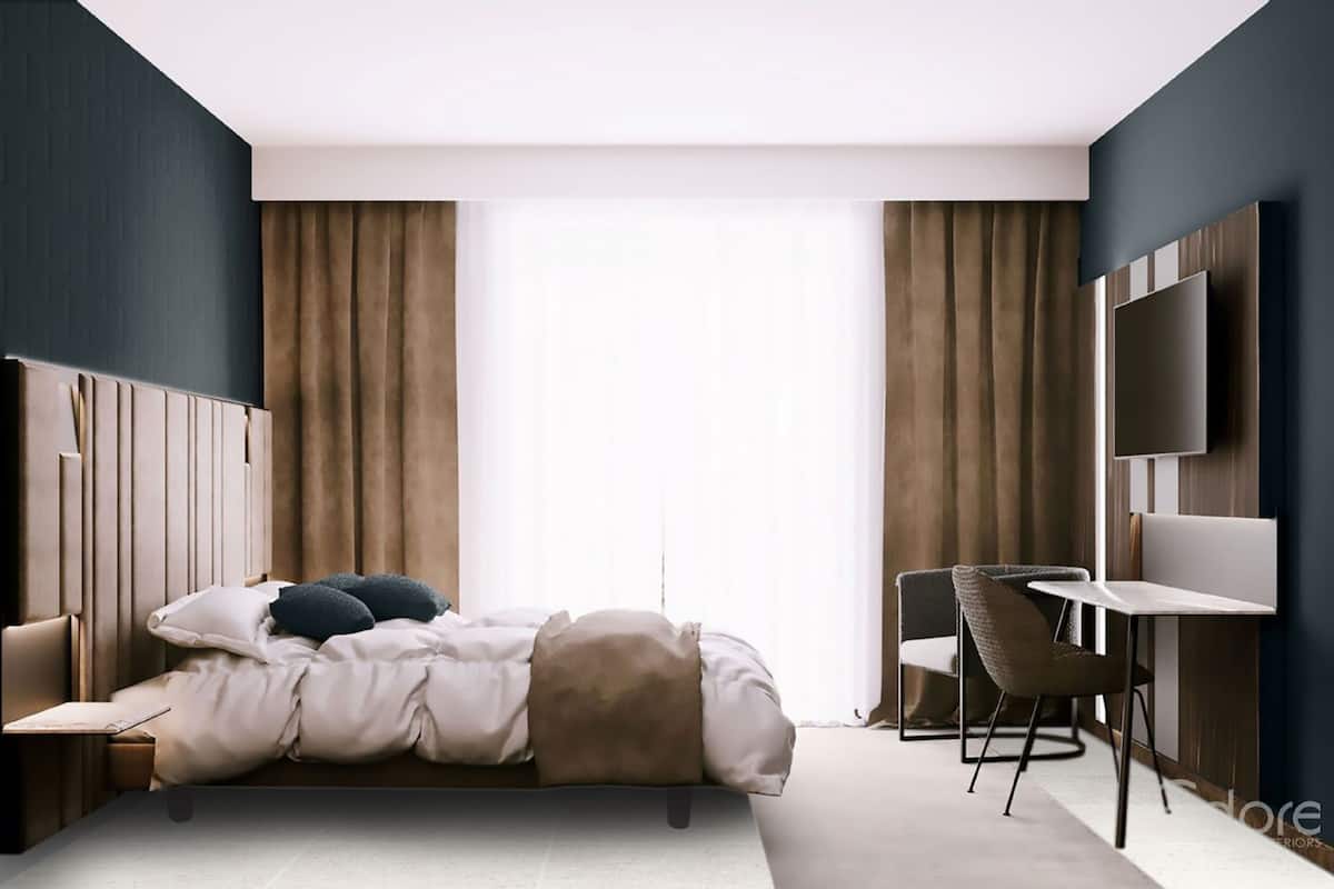 Deluxe Double or Twin Room | Peralatan tempat tidur premium, gebar bulu kapas, peti besi dalam bilik