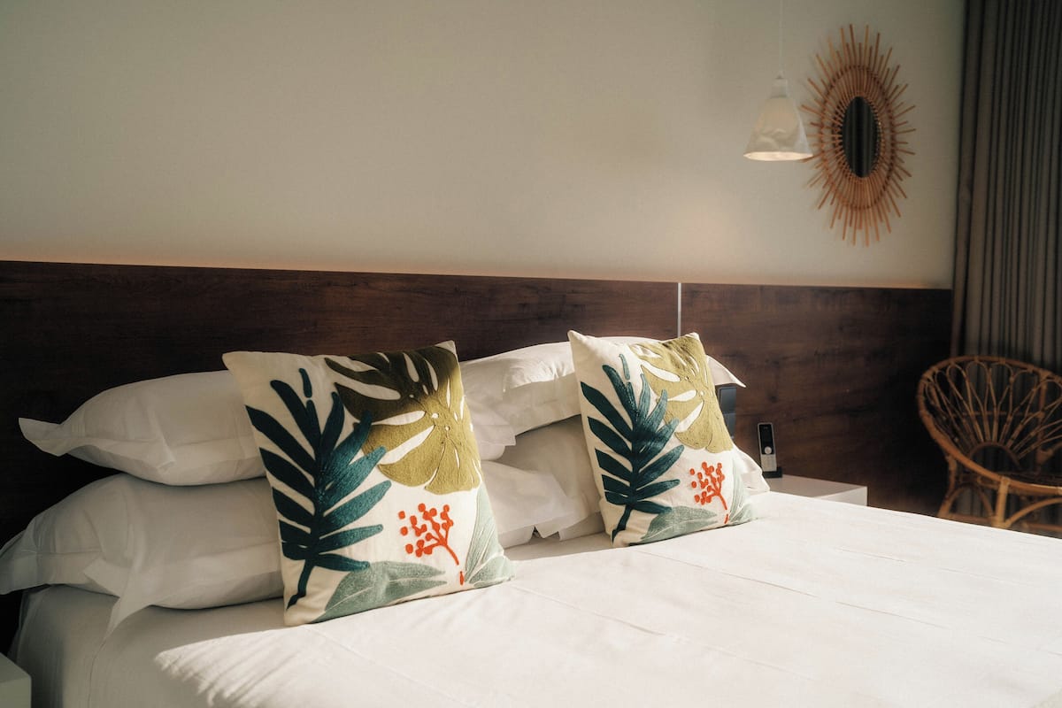 Standard Double Room, Balcony, Ground Floor | 1 bedroom, in-room safe, desk, blackout curtains