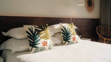 Standard Double Room, Balcony, Ground Floor | 1 bedroom, in-room safe, desk, blackout drapes