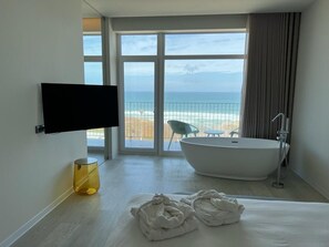 Suite Master | 1 室のベッドルーム、セーフティボックス (室内)、デスク、遮光カーテン