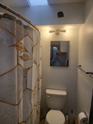 Serviettes fournies, savon, papier toilette