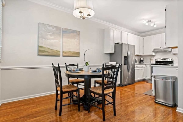 View of the eat in kitchen.