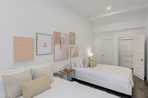 2 chambres, fer et planche à repasser, lit parapluie, Wi-Fi gratuit