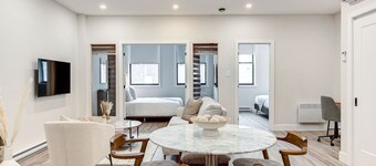 ZEN 2BDR APT with rooftop terrace -Plaza St-Hubert
