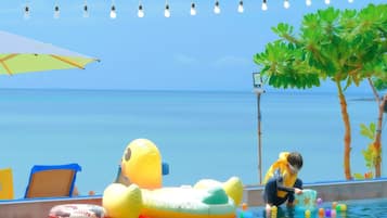 Outdoor pool, open 10:00 AM to 9:00 PM, pool umbrellas, pool loungers