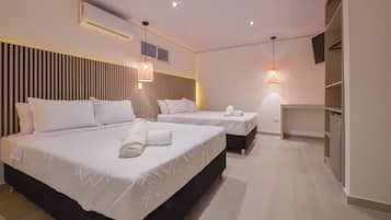 Comfort Quadruple Room | In-room safe, free WiFi