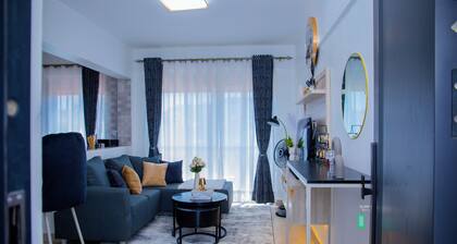 Urban View Apartment with a fully equipped gym, rooftop serene town views