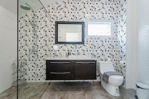 Shower, hair dryer, bidet