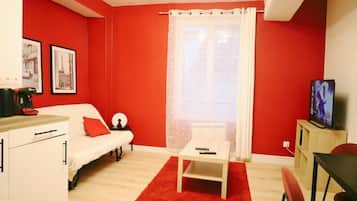 Smart-tv en een kantoor