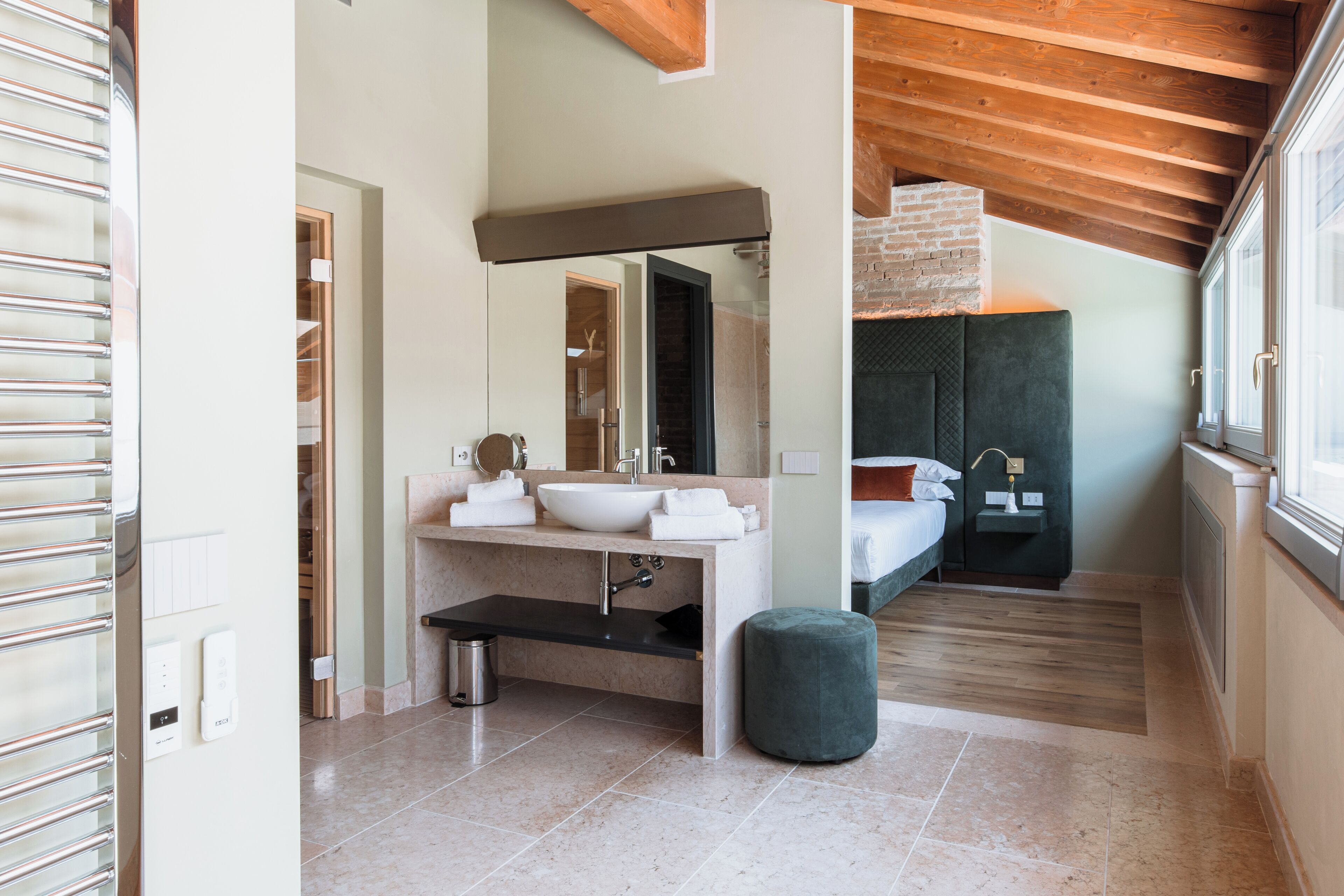 Penthouse, Private Pool, Canal View | In-room safe, desk, blackout drapes, soundproofing