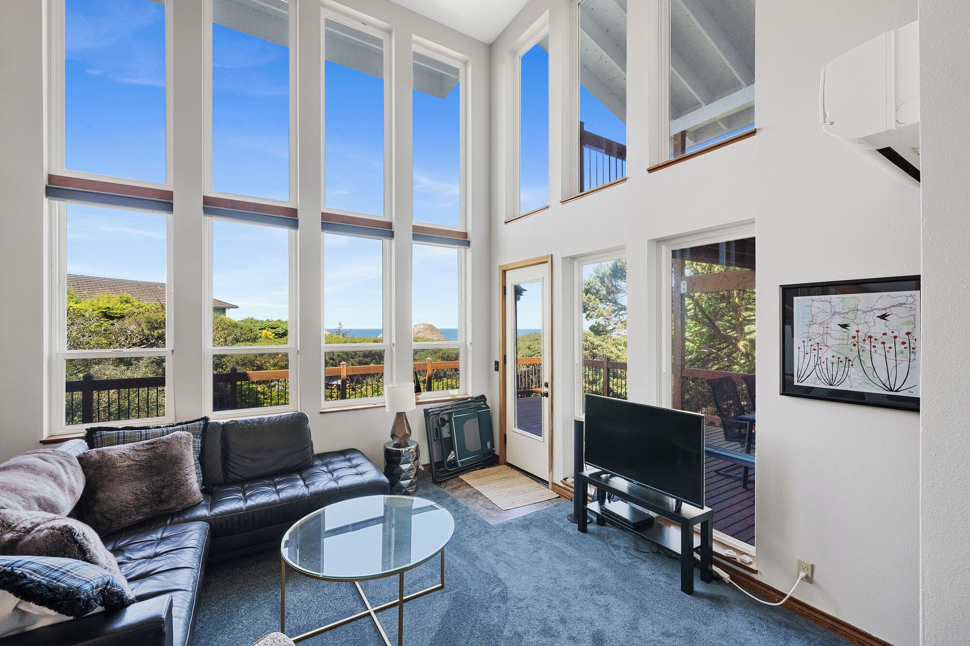 TV connectée, cheminée