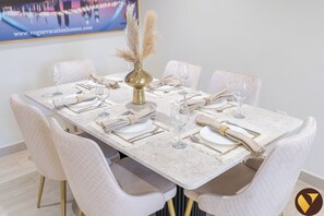 Luxury Apartment, Balcony, Canal View | In-room dining - Vogue | Canal Bay close to Burj Khalifa Dubai Mall (Dubai)