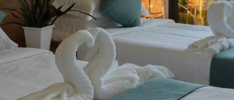 Desk, laptop workspace, free WiFi