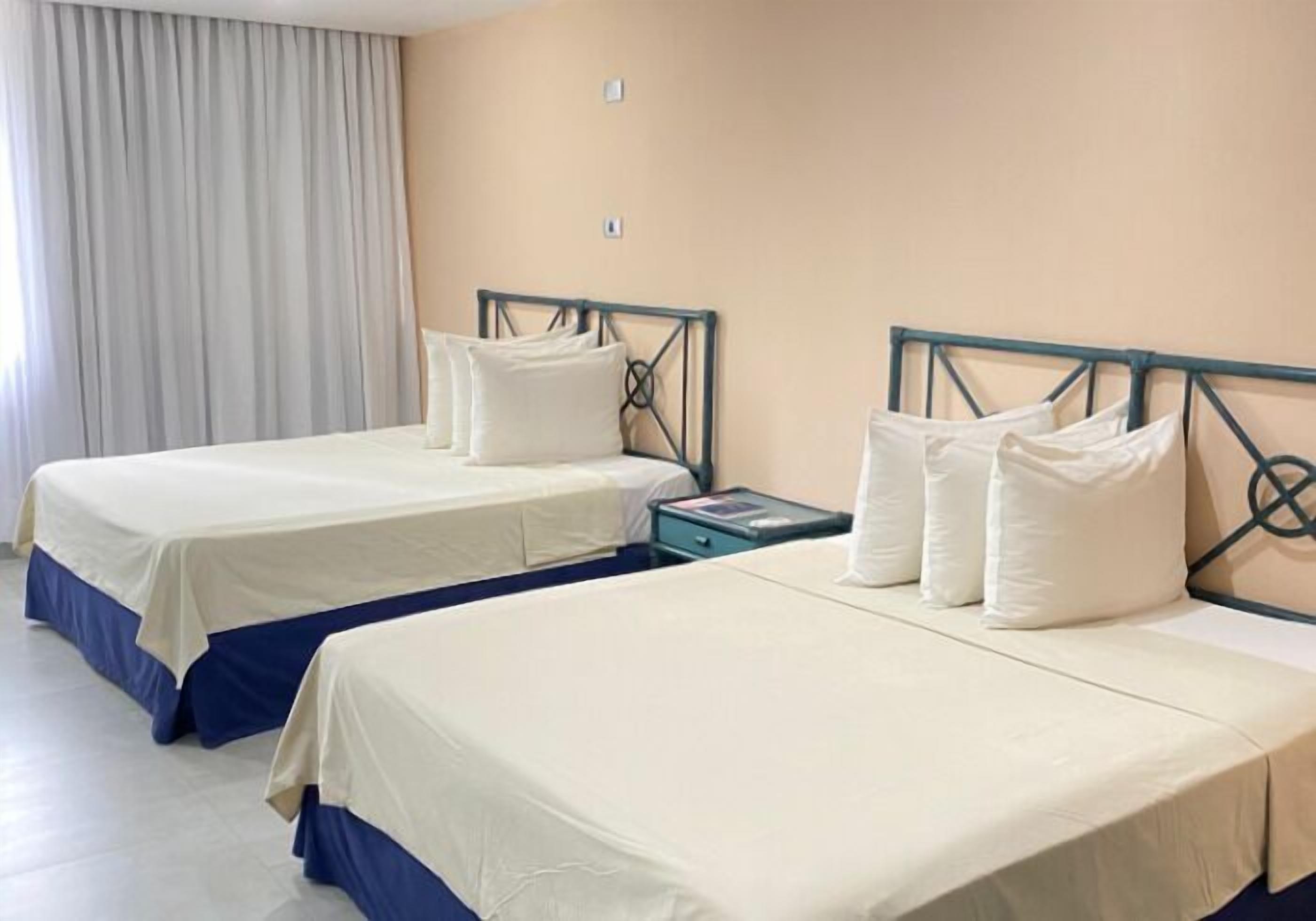 Laptop workspace, rollaway beds, bed sheets