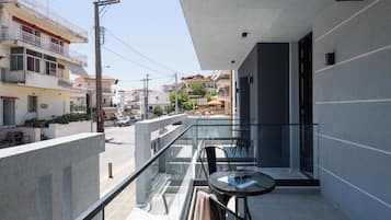 Deluxe tweepersoonskamer, balkon | Terras