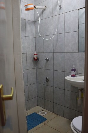 Towels, soap, toilet paper