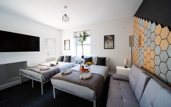 1 Schlafzimmer, Bügeleisen/Bügelbrett, kostenloses WLAN, Bettwäsche