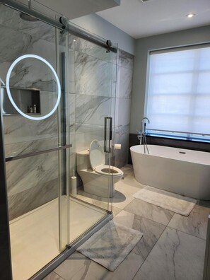 Deluxe Apartment, 1 Queen Bed with Sofa bed, Non Smoking, Kitchenette | Bathroom