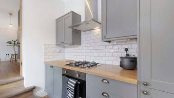 Microwave, oven, stovetop, toaster