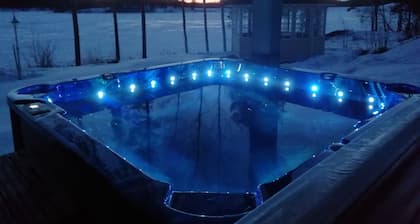Villa Rantakallio poreammeella Parikkalassa