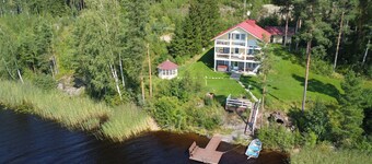 Villa Rantakallio poreammeella Parikkalassa