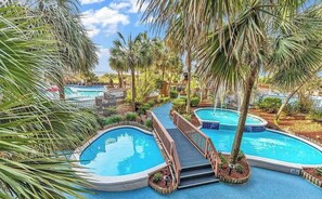 Indoor pool, outdoor pool