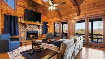 TV, fireplace, DVD player, table football
