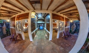 Interior - 2 Beachfront casitas for 8 w Pool & AC, Wifi (Pochomil)