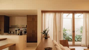 Luxury Villa, Private Pool, Hill View | Living area | TV