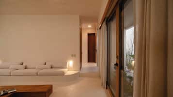 Luxury Villa, Private Pool, Hill View | Living area | TV