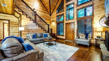 TV connectée, cheminée