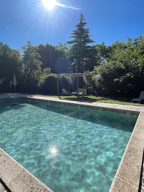 Seasonal outdoor pool - Chateau d Artigues (Artigues)