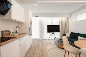Interior - apartamento business reformado 1 de alquiler temporal (Madrid)