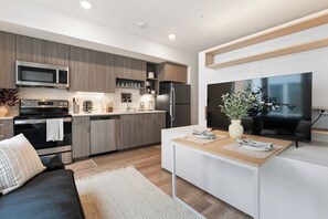 Interior - Modern Downtown Studio - Steps from Shops & Dining! (Spokane)