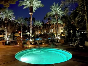 Outdoor pool, a heated pool - Front Sphere View 1B1B Resort Condo Next to Strip (Las Vegas)