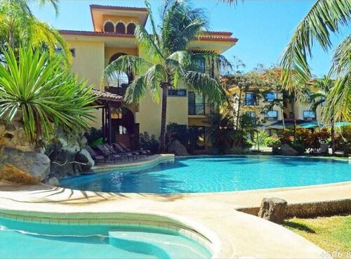 2-bedroom apartment in beautiful gated community 3 pools nearby Tamarindo Beach.